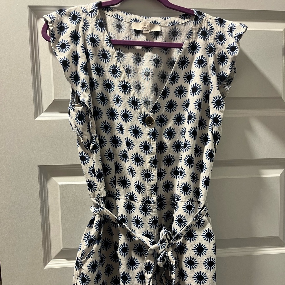 Loft Women’s LinenRomper - Picture 2 of 4